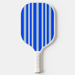 Palas De Pickleball Grises Grises Grises Línea Verde Rayas En Azul