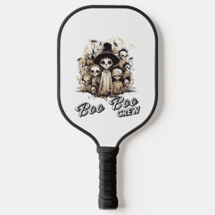 Palas De Pickleball Groovy Boo Boo Crew Halloween Ghost Townpeople