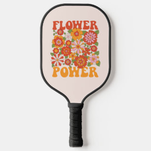 Palas De Pickleball Groovy Flower Power Graphic