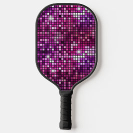 Palas De Pickleball Groovy Purple Disco Ball Retro 70