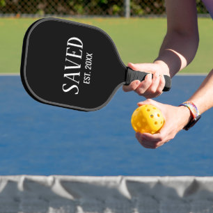 Palas De Pickleball Guardado Establecido Gorras Blancas Cristiano