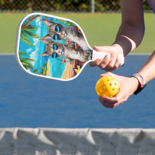 Palas De Pickleball Guay felino: Dos gatos en sombras en un bar
