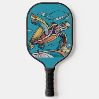 Palas De Pickleball Guay Fun Sea Turtle Beach Resumen Arte