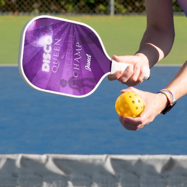 Palas De Pickleball Guay Purple Disco Queen Pickleball Champ (in situ)