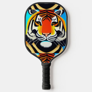 Palas De Pickleball Guay Tiger Face Resumen de arte