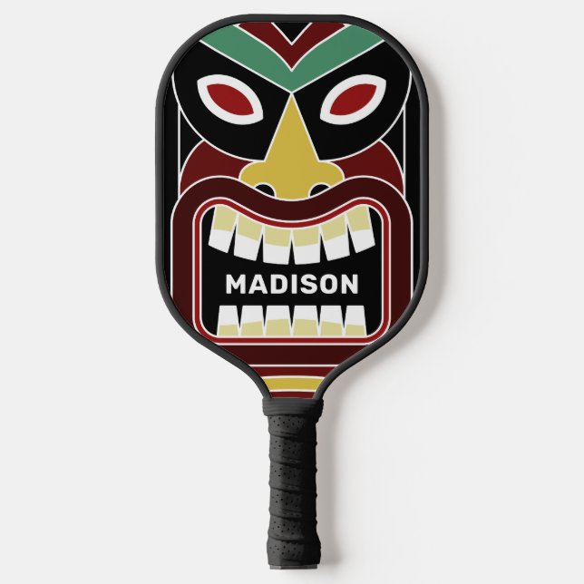 Palas De Pickleball Guay Tiki Totem nombre personalizado Pickleball Pa (Anverso)
