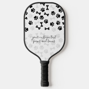 Palas De Pickleball Guión de Patas de Hueso de Gato Perro Mascota Blan
