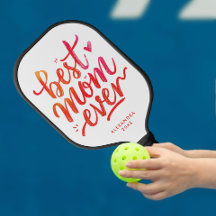 Guión De Pincel Blanco Y Rojo De La Mejor Mamá De