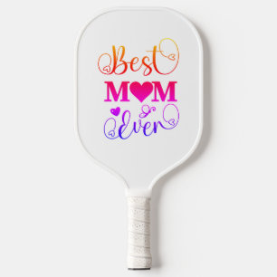 Palas De Pickleball Guión de tipografía de Ombre colorido de la mejor 