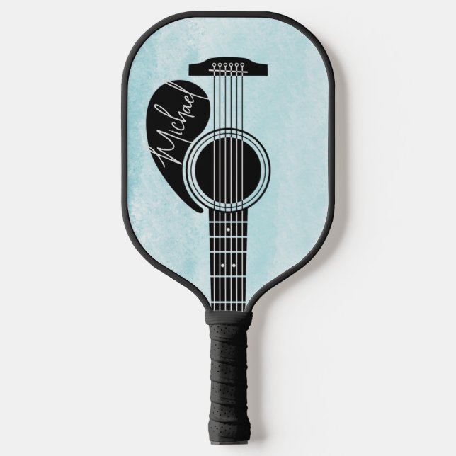 Palas De Pickleball guitarra acústica personalizada (Anverso)