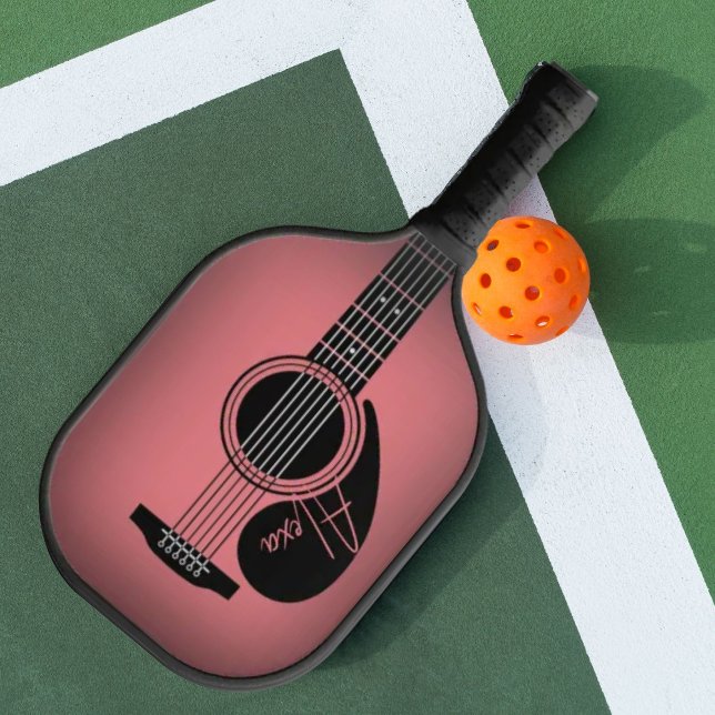 Palas De Pickleball guitarra acústica personalizada (Subido por el creador)