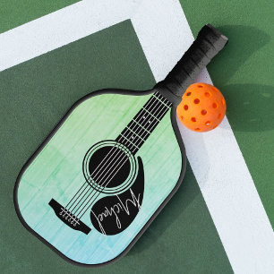 Palas De Pickleball guitarra acústica personalizada