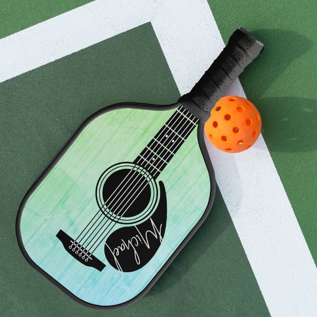 Palas De Pickleball guitarra acústica personalizada (Subido por el creador)