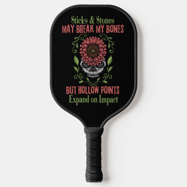 Palas De Pickleball Gun Lover Pickleball Paddle Funny 2A Design (Anverso)