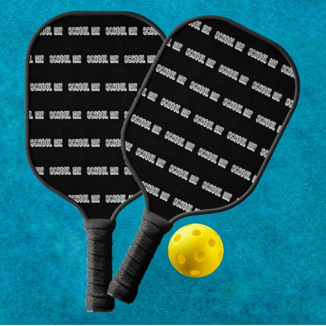 Palas De Pickleball H. Translucent-Wht Metalizado (This H Metal Translucent-Wht Pickleball Paddle design, makes an Urban, Street statement!)