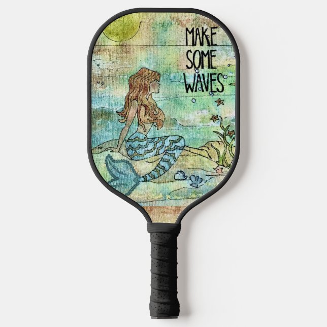 Palas De Pickleball Hacer algunas olas con las velas de sirena (Anverso)