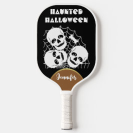 Palas De Pickleball Halloween atormentado Spooky Gothic Skull Spider W