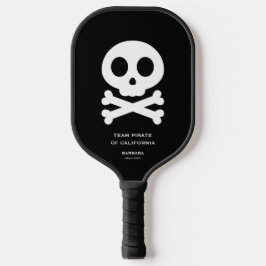 Palas De Pickleball Halloween de la familia Skull Bones Pickleball Tea