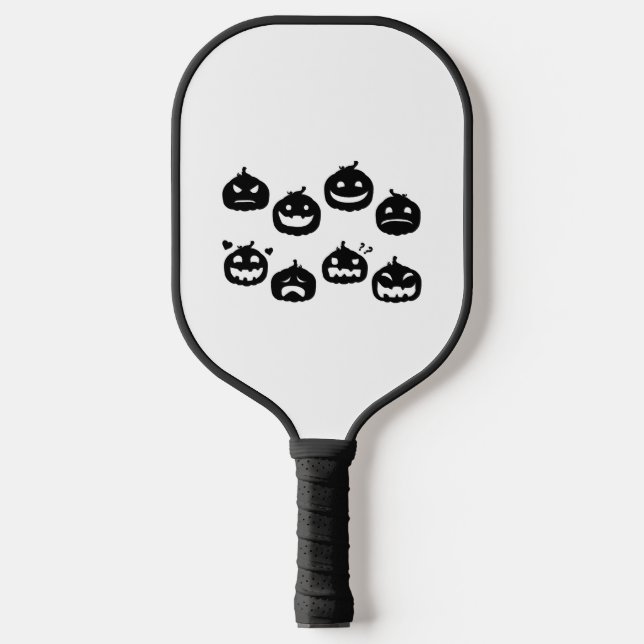 Palas De Pickleball Halloween divertida Halloween ofrece calabazas par (Anverso)