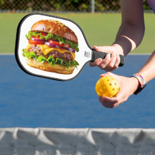 Palas De Pickleball Hamburguesa con queso apetitosa de SlipperyJoe cru