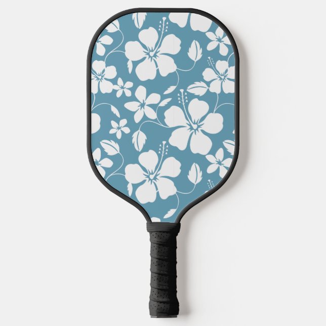 PALAS DE PICKLEBALL HAWAIIAN HULA (HIBISCUS) AZUL RETRASO (Anverso)