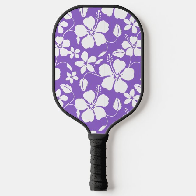 PALAS DE PICKLEBALL HAWAIIAN HULA (HIBISCUS) PURPLE LUMINOSO (Anverso)