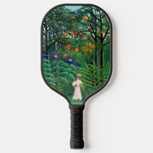 Palas De Pickleball Henri Rousseau - Mujer caminando en un bosque exót