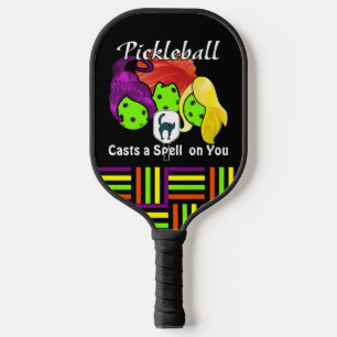 Palas De Pickleball Hermana de las pelotas ve a Halloween