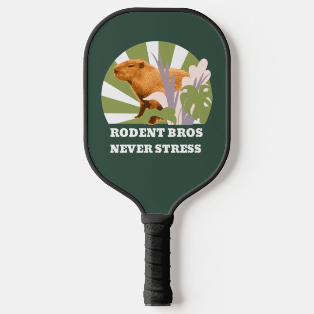 Palas De Pickleball Hermanos Roedores Nunca Estresan Capybara (Anverso)