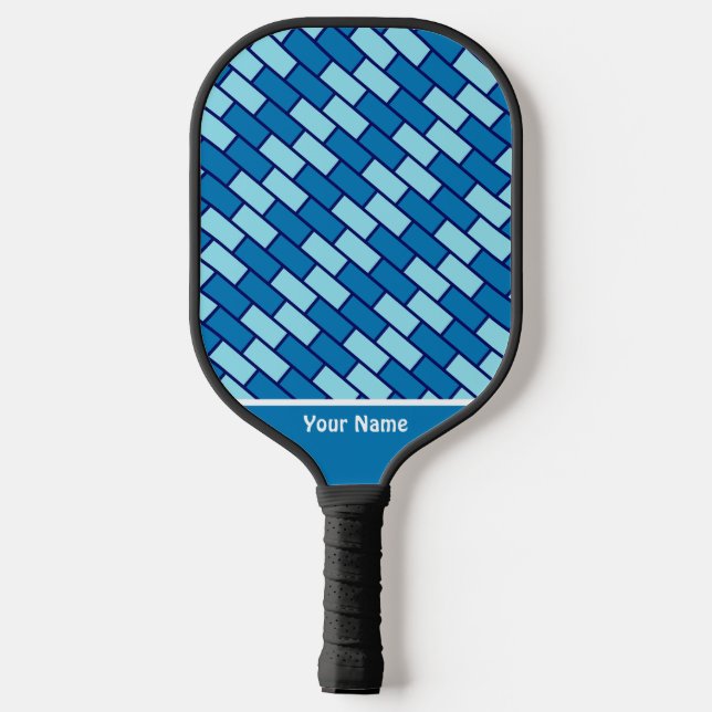 Palas De Pickleball Hermosa paleta de ladrillo azul Pro pelota (Reverso )