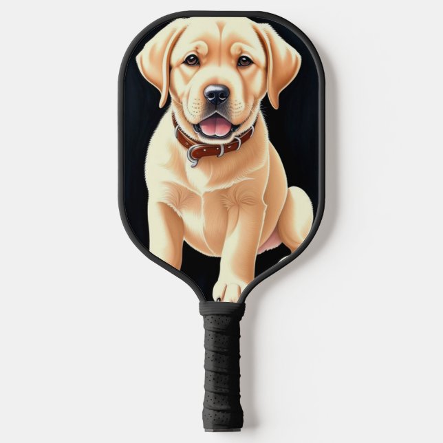 Palas De Pickleball Hermoso Labrador Recuperador (Anverso)