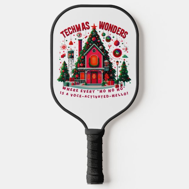 Palas De Pickleball ¡Ho-ho-ho a un hogar más inteligente para Navidade (Anverso)