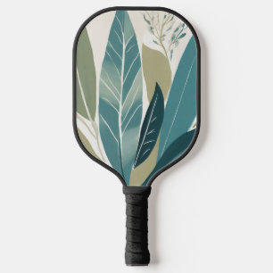 Palas De Pickleball Hojas variadas en tonos verdes