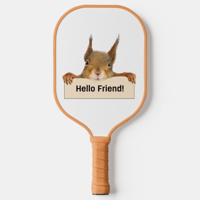 Palas De Pickleball Hola amigo Funny Squirrel (Anverso)