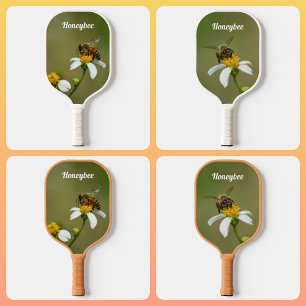 Palas De Pickleball HoneyBee en White Daisy Flower Green