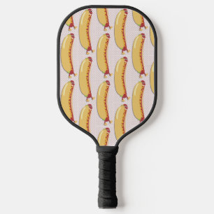 Palas De Pickleball Hot Diggity Dog Divertido Carácter Retro Cheeky