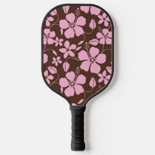PALAS DE PICKLEBALL HULA HAWAIANA (HIBISCO) MARRÓN/ROSA