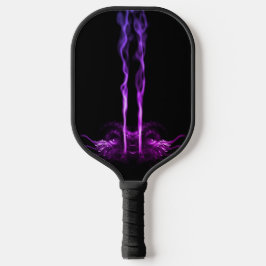 Palas De Pickleball Humo de dragón negro y morado
