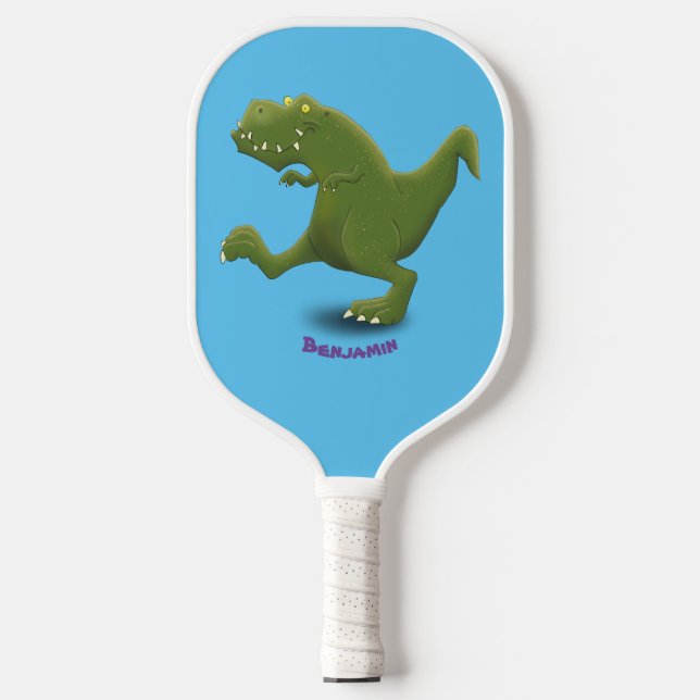 Palas De Pickleball Humor divertido de los personalizados de los dinos (Anverso)