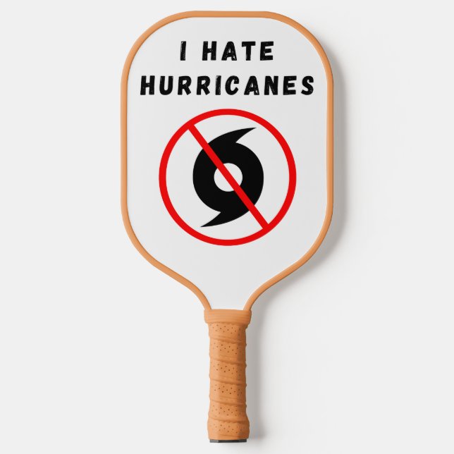 Palas De Pickleball huracanes de odio (Anverso)