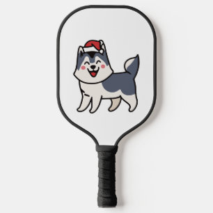 Palas De Pickleball Husky Santa Dog Lover Malamute
