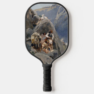 Palas De Pickleball Iconos de los nativos americanos: Guerreros Apache