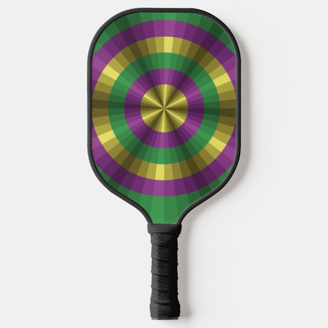 Palas De Pickleball Ilusión de Mardi Gras (Anverso)