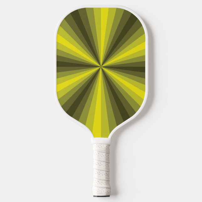 Palas De Pickleball Ilusión óptica amarillo (Anverso)