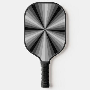 Palas De Pickleball Ilusión óptica negra