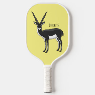 Palas De Pickleball Ilustracion de antílope negro