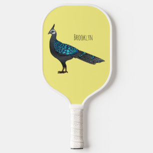 Palas De Pickleball Ilustracion de pájaro faisán palawan personalizado
