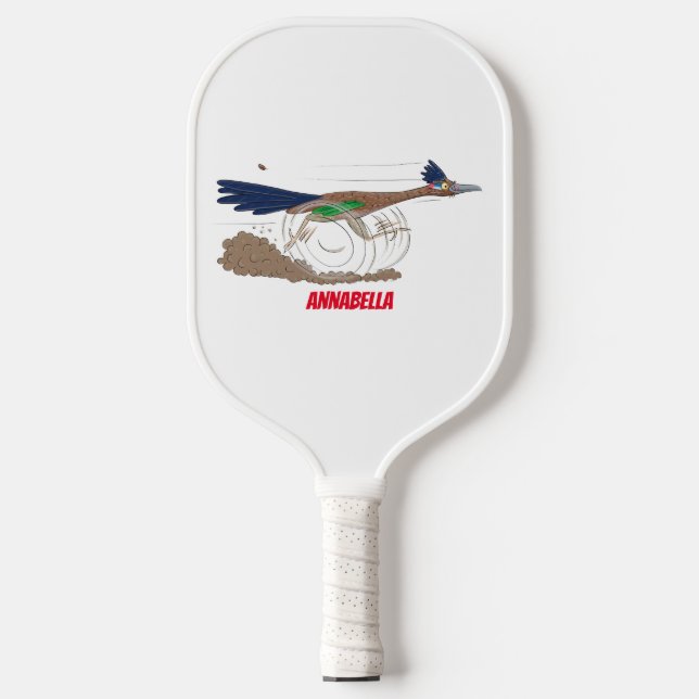 Palas De Pickleball Ilustracion de pájaro personalizado de pista diver (Anverso)