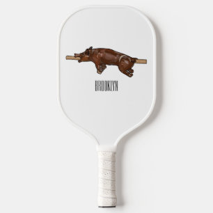 Palas De Pickleball Ilustracion de personalizado asado de cerdo / cerd