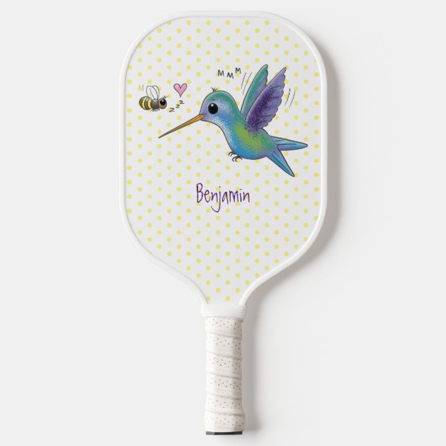 Palas De Pickleball Ilustracion de personalizado de abejas (Anverso)